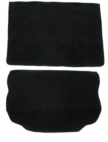 TTeppichsatz Kofferaum Ribbed bouclé schwarz Teppich für VW Käfer 1302 Kofferaumteppich 2 - teilig